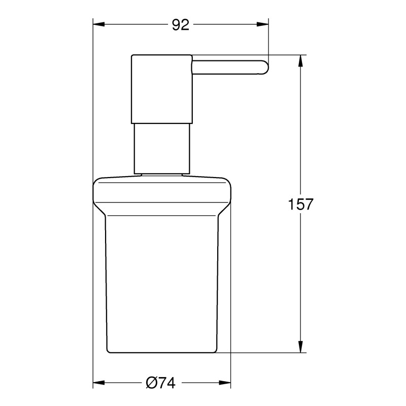 Дозатор рідкого мила Grohe Essentials New