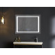 Дзеркало Mixxus Style MR03-80x60 (годинник, LED-підсвітка, антизапотівання)
