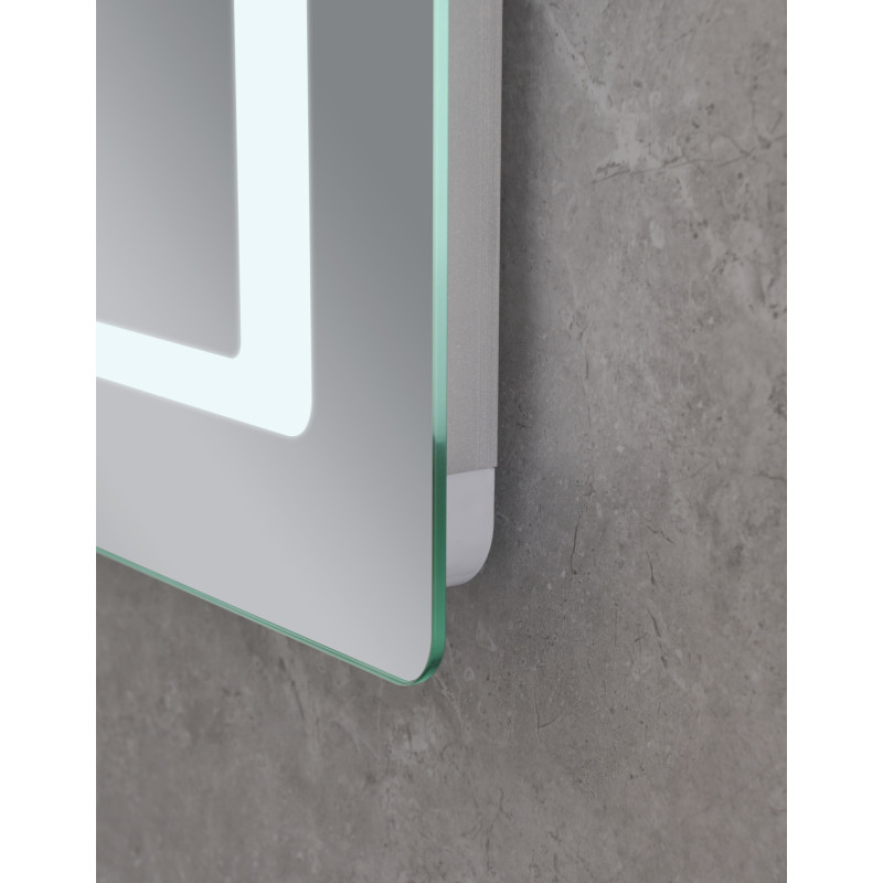 Дзеркало Mixxus Style MR03-80x60 (годинник, LED-підсвітка, антизапотівання)