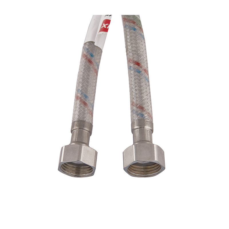 Гибкий шланг для подключения воды гайка 1/2'' - гайка 1/2'' (40 см) (силик. оболочка) Zerix (ZX3008
