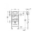 Установочный комплект для писсуара Grohe Rapid SL