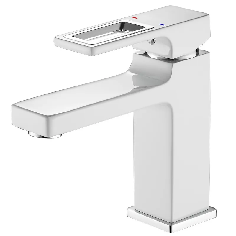 Смеситель для умывальника Mixxus Premium DANTE 001 NUT White-Chrome