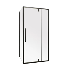 Душова кабіна без піддона Mixxus Premium BEVEL SC01-100x80x195-TR Black прозоре скло 6мм (MI6