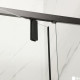 Душевая кабина без поддона Mixxus Premium BEVEL SC01-100x80x195-TR Black прозрачное стекло 6мм (MI6