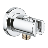 Шланговое подключение с держателем Grohe Relexa neutral