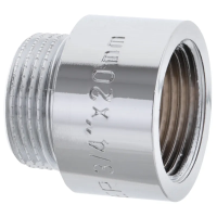 Удлинитель 3/4"-20мм (хром) Koer KF.E08-20.CHR