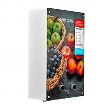 Газова колонка MIXXUS GWH-0310 BASIC GLASS димохідна 10 л/хв (панель зі скла з малюнком) (WH00)
