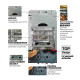 Газова колонка MIXXUS GWH-0310 BASIC GLASS димохідна 10 л/хв (панель зі скла з малюнком) (WH00)