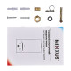 Газова колонка MIXXUS GWH-0310 BASIC GLASS димохідна 10 л/хв (панель зі скла з малюнком) (WH00)