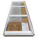 Двері в нішу Koer SR SD04-120x200-TR-07 прозоре скло Easy Clean 10мм, графіт