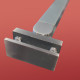 Двері в нішу Koer SR SD04-120x200-TR-07 прозоре скло Easy Clean 10мм, графіт