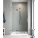 Двері в нішу Koer SR SD04-120x200-TR-07 прозоре скло Easy Clean 10мм, графіт