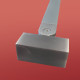 Двері в нішу Koer SR SD04-120x200-TR-07 прозоре скло Easy Clean 10мм, графіт