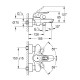 Смеситель для ванной Grohe Eurostyle