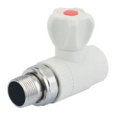 Кран радіаторний 25x3/4 прямий PPR Koer K0160.PRO