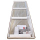 Двері в нішу Koer SR SD02-120x200-TR-01 прозоре скло Easy Clean 8мм, хром