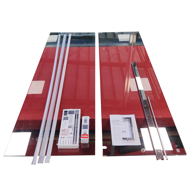 Двері в нішу Koer SR SD02-120x200-TR-01 прозоре скло Easy Clean 8мм, хром