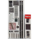Двері в нішу Koer SR SD02-120x200-TR-01 прозоре скло Easy Clean 8мм, хром