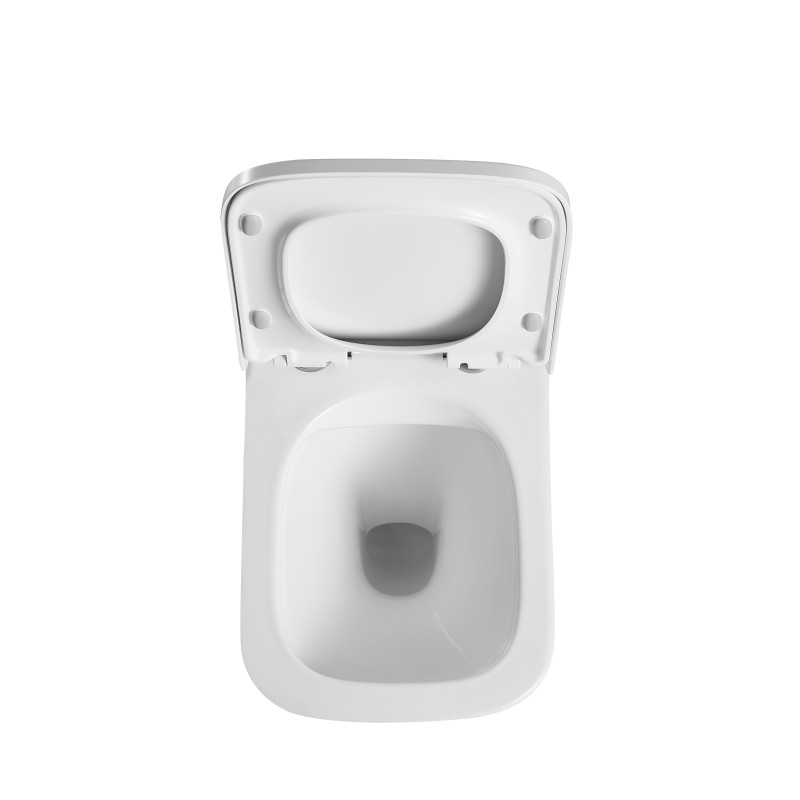 Підвісний унітаз Mixxus Premium Quadro-0301-R 490x340x360мм, система змиву Rimless