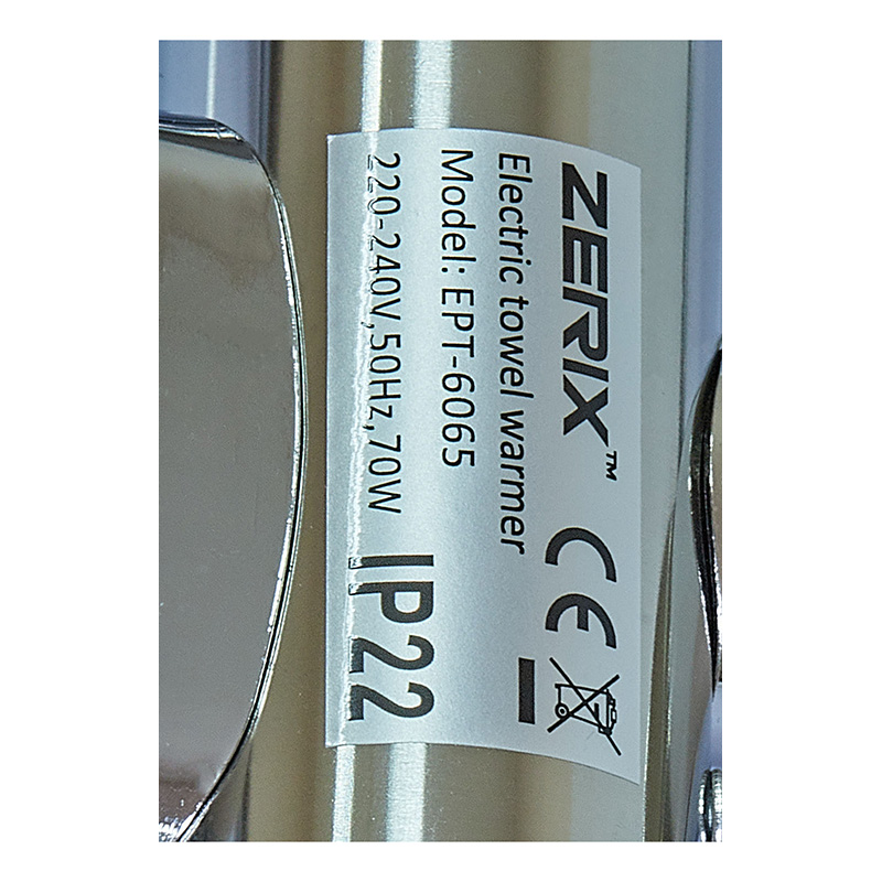 Полотенцесушитель электрический Zerix Turn EPT-6065 (поворотный, 70W)