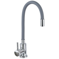 Смеситель для кухни Mixxus SUS-011 Chrome Refl.Gray (нерж. сталь)