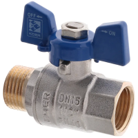 Кран шаровый Koer 1/2" ГШБ (KR.218.B) синий