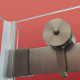 Дверь в нишу Koer SR SD01-120x200-TR-07 прозрачное стекло Easy Clean 8мм, графит