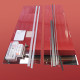 Дверь в нишу Koer SR SD01-120x200-TR-07 прозрачное стекло Easy Clean 8мм, графит