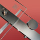 Дверь в нишу Koer SR SD01-120x200-TR-07 прозрачное стекло Easy Clean 8мм, графит