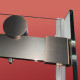 Дверь в нишу Koer SR SD01-120x200-TR-07 прозрачное стекло Easy Clean 8мм, графит