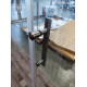 Дверь в нишу Koer SR SD01-120x200-TR-07 прозрачное стекло Easy Clean 8мм, графит
