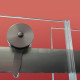 Дверь в нишу Koer SR SD01-120x200-TR-07 прозрачное стекло Easy Clean 8мм, графит