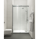 Дверь в нишу Koer SR SD01-120x200-TR-07 прозрачное стекло Easy Clean 8мм, графит