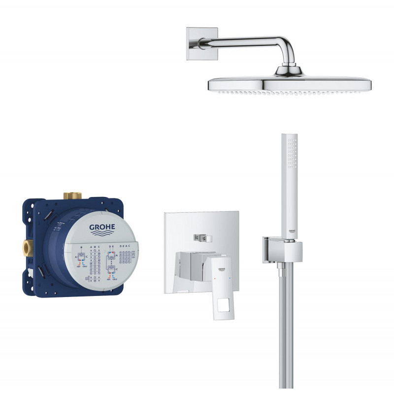 Прихована душова система Grohe Eurocube Tempesta 250 Cube