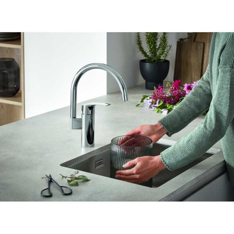 Смеситель для кухни Grohe Eurosmart New