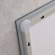 Дзеркало Mixxus WARM MR02-70x50 з LED Touch, Anti-fog, димером, регулюванням яскравості, годинником