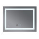 Дзеркало Mixxus WARM MR02-70x50 з LED Touch, Anti-fog, димером, регулюванням яскравості, годинником