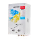 Газова колонка MIXXUS GWH-0610 BASIC GLASS димохідна 10 л/хв (панель зі скла з малюнком) (WH00