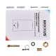 Газова колонка MIXXUS GWH-0610 BASIC GLASS димохідна 10 л/хв (панель зі скла з малюнком) (WH00