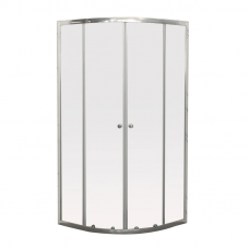 Душова кабіна без піддона Mixxus Premium DIVERSE SC01-90x90x195-TR Chrome прозоре скло 5мм (M