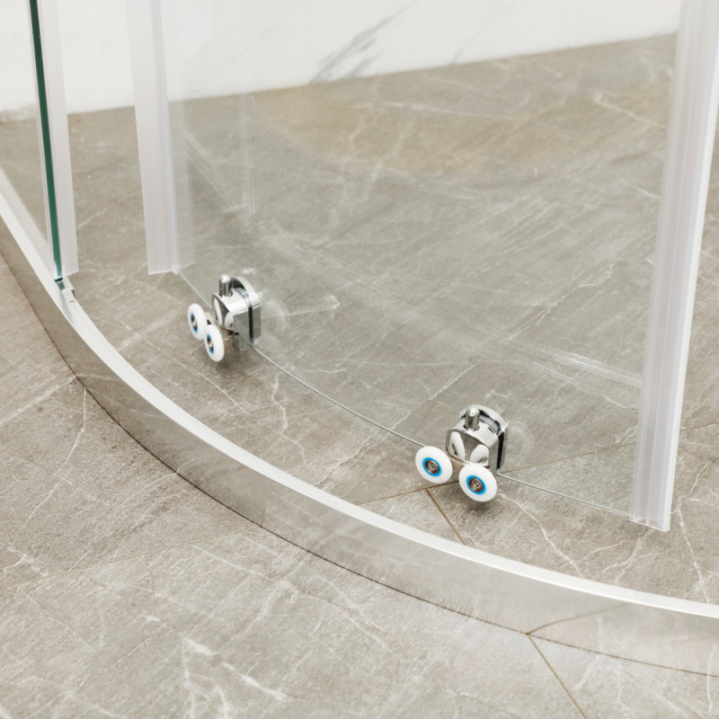 Душова кабіна без піддона Mixxus Premium DIVERSE SC01-90x90x195-TR Chrome прозоре скло 5мм (M