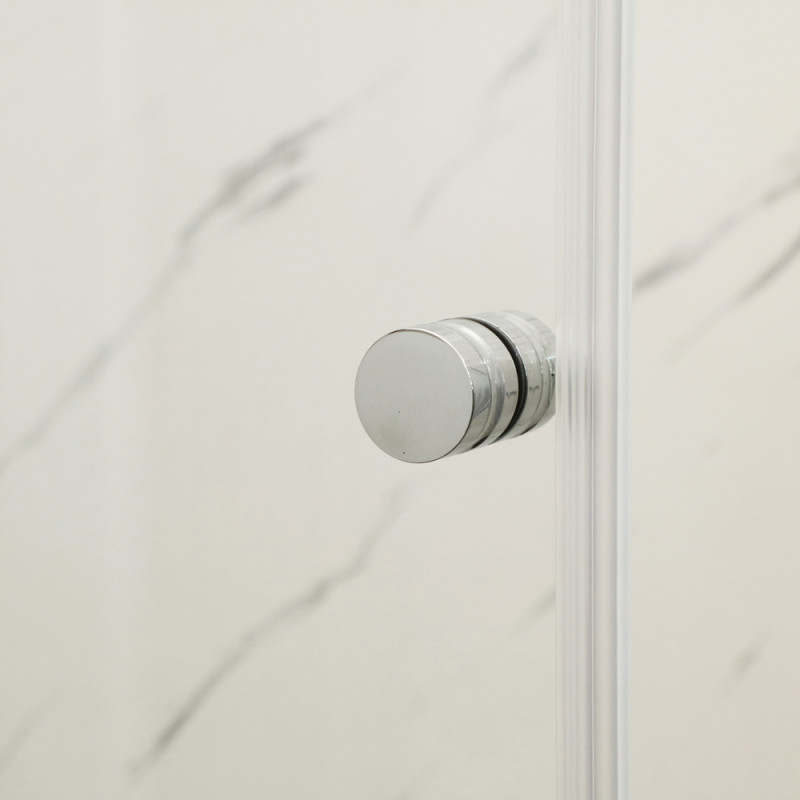 Душова кабіна без піддона Mixxus Premium DIVERSE SC01-90x90x195-TR Chrome прозоре скло 5мм (M
