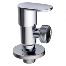 Кран для підключення сантехприладів Champion VAL-09 1/2x3/4 Chrome (нерж. сталь)