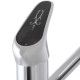 Смеситель для умывальника Cron Magic 555 (излив 15 см) (черная ручка)
