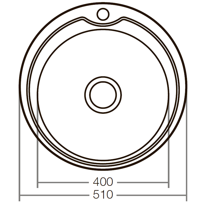 Мойка кухонная Zerix Z510-08-180D (decor)