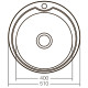 Мойка кухонная Zerix Z510-08-180D (decor)