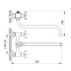 Смеситель для ванны Zerix JIK7 102-A