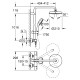 Душова система з термостатом для душу Grohe New Tempesta Cosmop. System