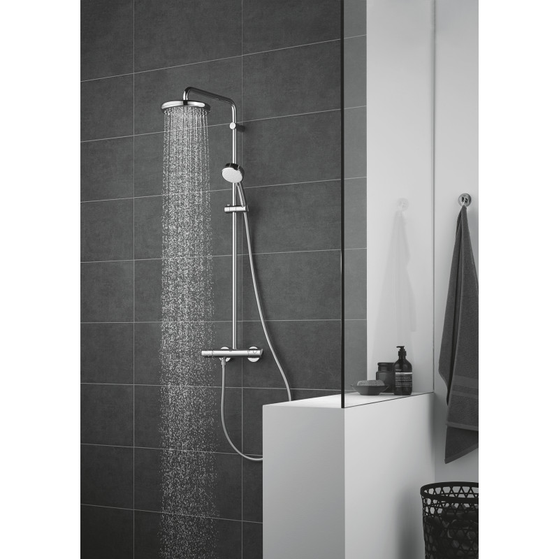Душова система з термостатом для душу Grohe New Tempesta Cosmop. System