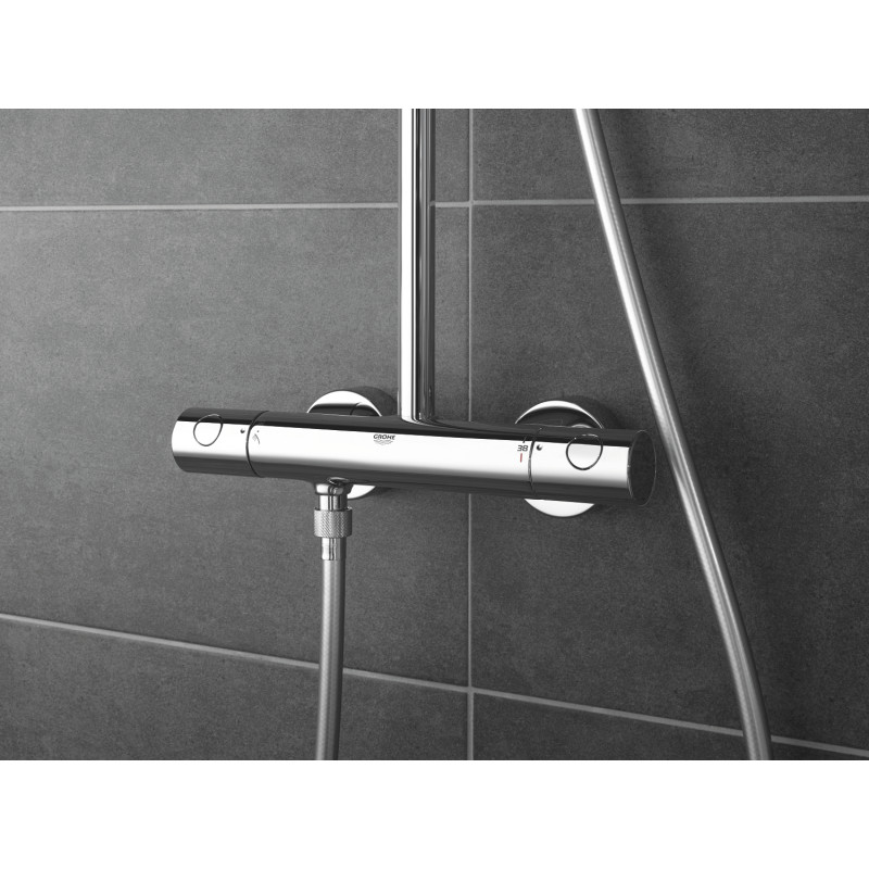 Душова система з термостатом для душу Grohe New Tempesta Cosmop. System